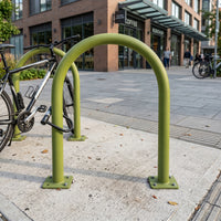 Flüssiggummi Hellgrün RAL 6018 — städtischer Fahrradständer