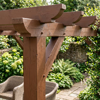 Flüssiggummi Gelbbraun RAL 8004 — Gartenpergola