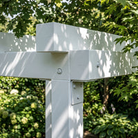 Flüssiggummi Weiß RAL 9003 — Detail eines Pergola-Balkens